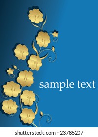 abstract floral background with space for your text