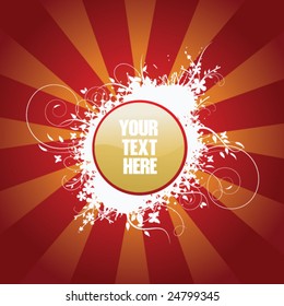 abstract floral background with space for your text