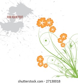 abstract floral background with space for your text