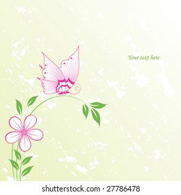 abstract floral background with space for your text