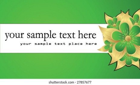 abstract floral background with space for your text