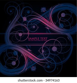 abstract floral background with space for your text (please see another in my portfolio)