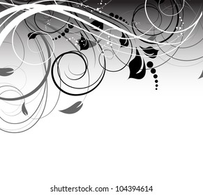 Abstract floral background. Suits well for design