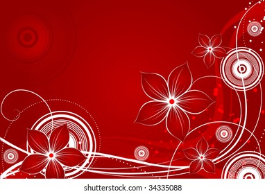 Abstract floral background. Suits well for design.