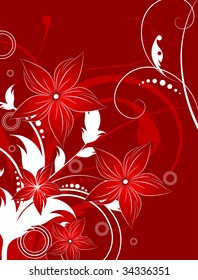 Abstract floral background. Suits well for design.