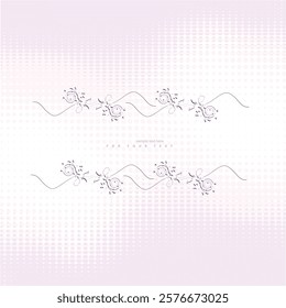 Abstract floral background for text