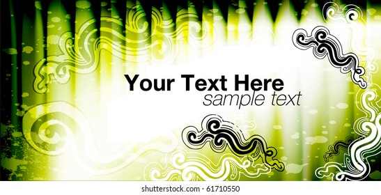 abstract floral background for text
