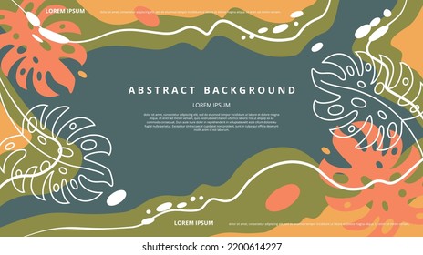 Abstract floral background for various design purposes. Vector in eps 10.