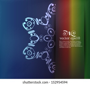 Abstract floral background. Vector