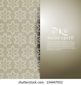 Abstract floral background. Vector 