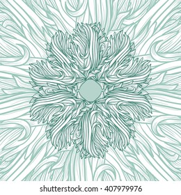 Abstract floral  background. Vector