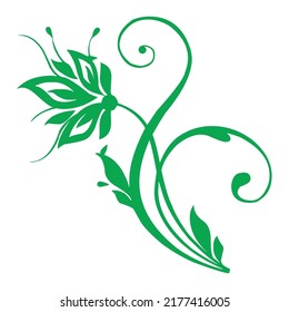 abstract floral background vector design