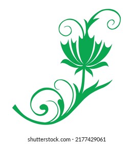 abstract floral background vector design