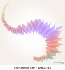 Abstract Floral Background - vector eps10