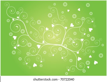 abstract floral background vector eps8