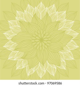Abstract floral background. Vector flower element for design.