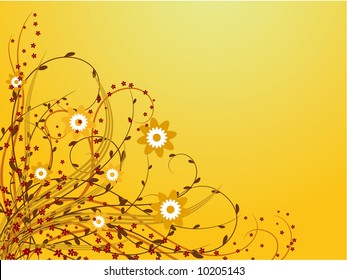 Resumen del fondo floral. Ilustración del vector