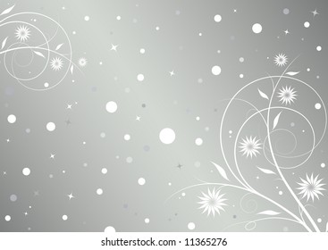 Abstract floral background. Vector illustration.