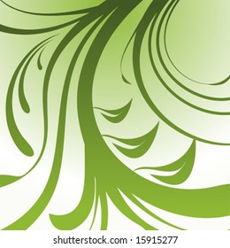 Abstract floral background, vector illustration