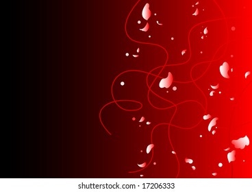 Abstract floral background. Vector illustration.