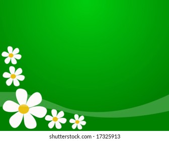 Abstract floral background, vector illustration