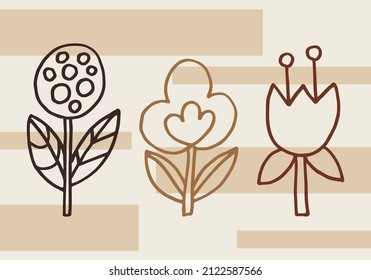 abstract floral background. vector illustration
