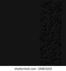 Abstract floral background. Vector illustration 