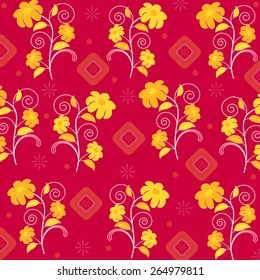 Abstract floral background vector illustration