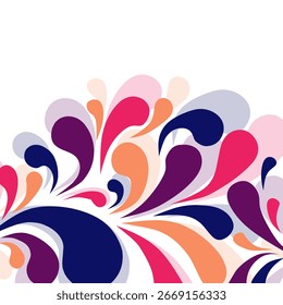 ilustração de vetor de fundo floral abstrato