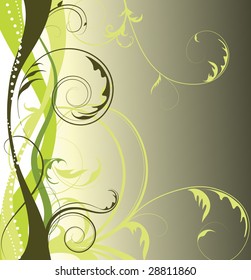 abstract floral background. vector illustration