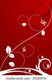Abstract floral background. Vector illustration