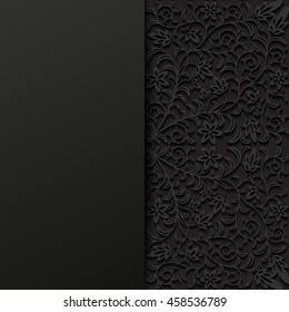 Abstract floral background. Vector illustration.