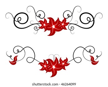 Abstract floral background - vector illustration