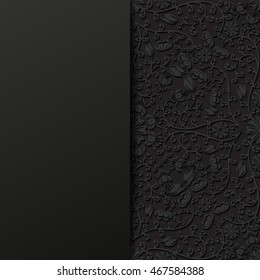 Abstract floral background. Vector illustration.