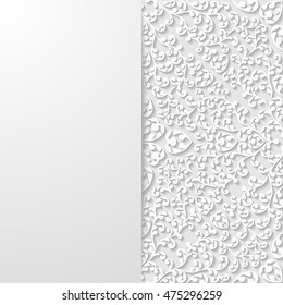 Abstract floral background. Vector illustration.