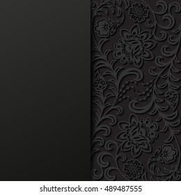 Abstract floral background. Vector illustration.