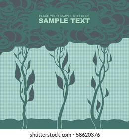 abstract floral background. vector illustration.