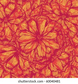 abstract floral background. vector illustration.