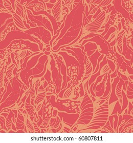 abstract floral background. vector illustration.