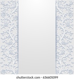 Abstract floral background. Vector illustration.