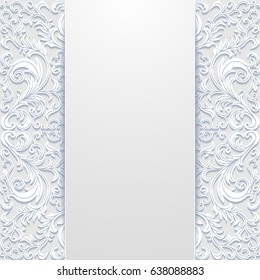 Abstract floral background. Vector illustration.
