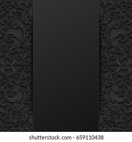 Abstract floral background. Vector illustration.