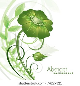 Abstract Floral Background. Vector Illustration in eps10 format.