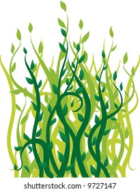 Abstract floral background. Vector illustration