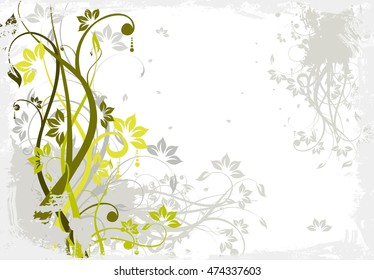 abstract floral background for you design