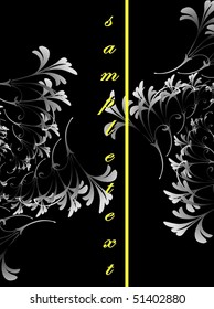 abstract floral background for your design, vector illustration