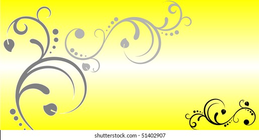 abstract floral background for your design, vector illustration