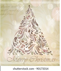 Abstract floral background with your text for your card, invitation, wedding, illustration, wallpaper, postcard, greeting (vector version eps 10)