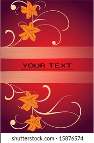 Abstract floral background-7