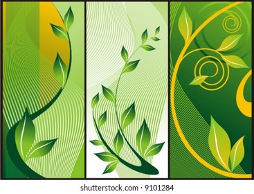 Abstract Floral backgrounds